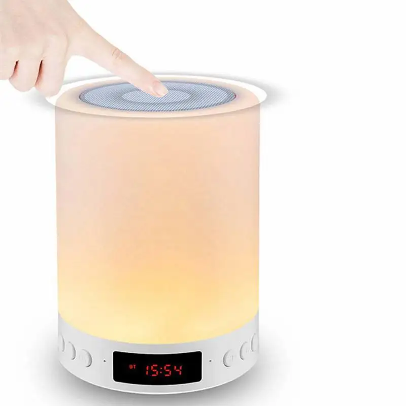 Colorful Stereoscopic Lossless Sound Quality Touch Sensor Bedside Lamp Sleep Night Light LED Wireless Bluetooth Speaker | Электроника