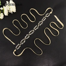 TOPQUEEN SH115 ремешок для свадебного платья с цветочным принтом для платья тонкие свадебные пояса Для женщин с поясом, пояс украшен пришивными крупными стразами пояс для торжественное платье с жемчугом