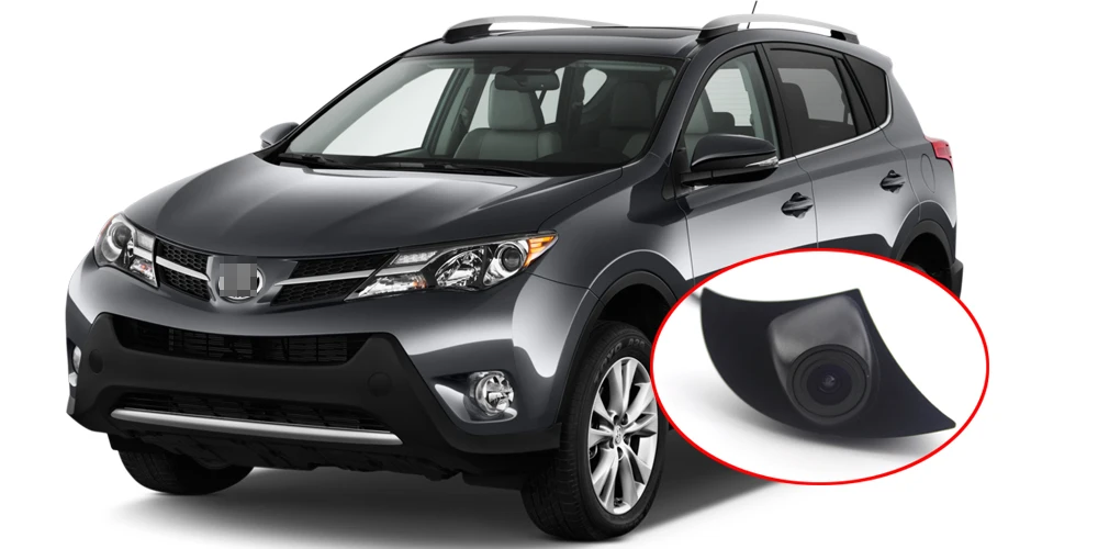 Liandlee AUTO CAM For Toyota RAV4 2014 Front View Camera Logo Embedded ( Not Reverse Rear Parking Camera ) (6)