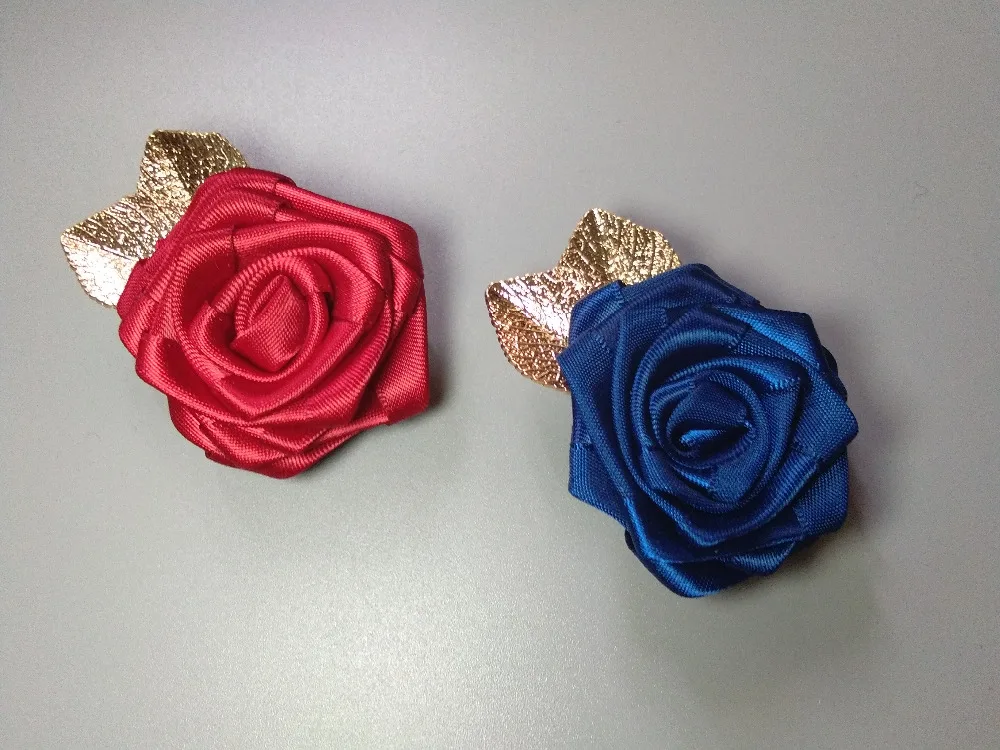 Boutique-20pcs-Fashion-Cute-Ribbon-Floral-Hair-Clips-Kawaii-Solid-Gold-Leaves-Flower-Hairpins-Princess-Headware (1)