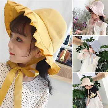 

Summer Kids Baby Girls Hats Caps Elegant Girls Fisherman Hat Sunhat Sunny Hats Caps for 2-5T