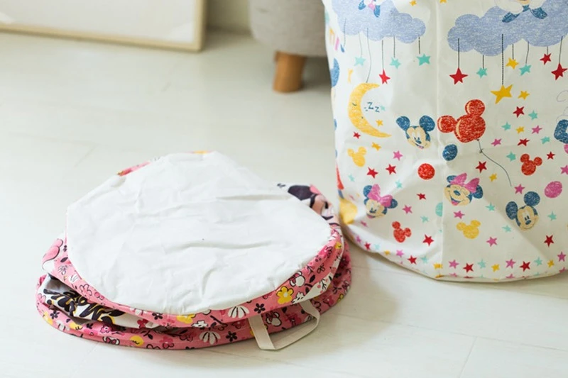 الكرتون للماء سلة الغسيل القطن و الغزل للطي المتضخم تخزين دلو سلة النزهة القماش حقيبة كبيرة مقبض ZY810319 الكرتون للماء سلة الغسيل القطن و الغزل للطي المتضخم تخزين دلو سلة النزهة القماش حقيبة كبيرة مقبض ZY810319