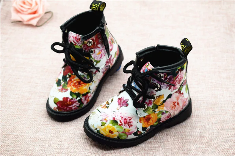 Floral Girls Boots – Little Palace Store