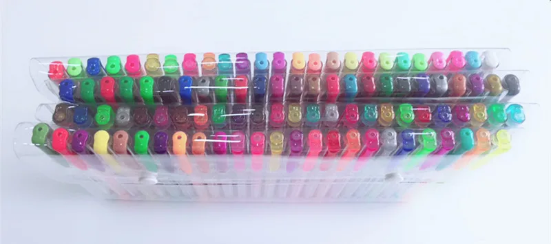 100 шт многоцветные gen-ручки, наборы, мини многофункциональные акварельные ручки, 0,5 мм, цветные, цветные, для офиса, школы, рисования, канцелярские ручки