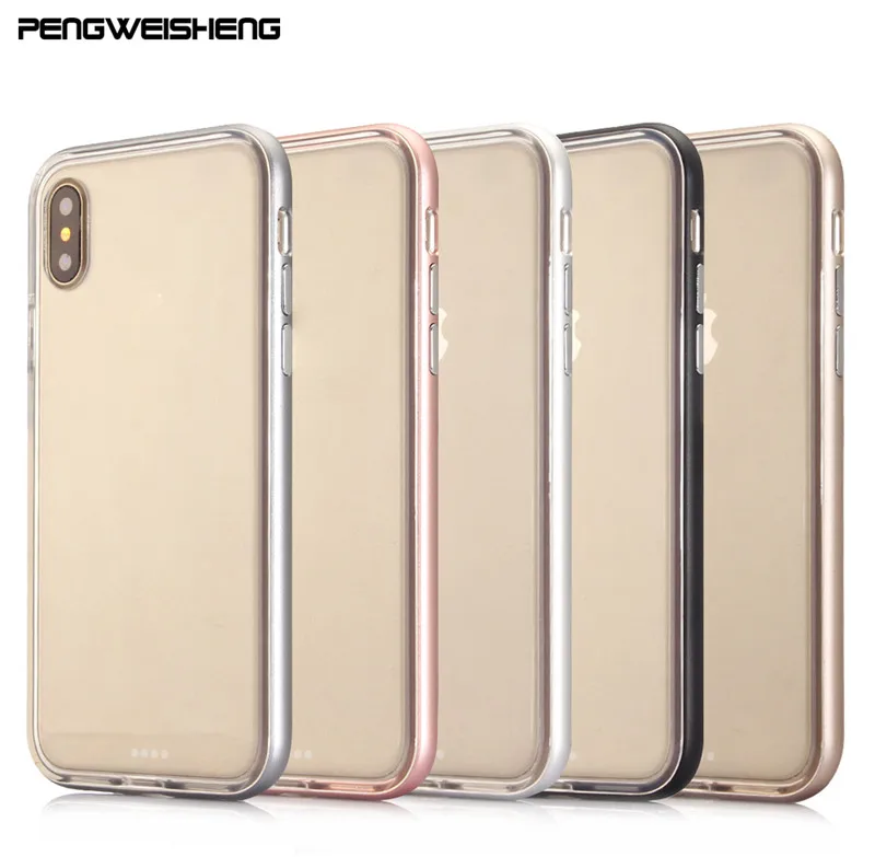 Pengweisheng Прозрачный чехол для iPhone 7 плюс ультра тонкий мягкий силиконовый с границы