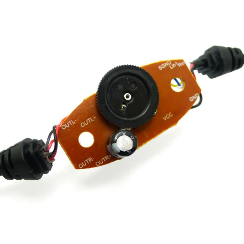 3.5mm USB Volume Control Audio Cable Amplifier Module Can Drive 2CH 3W-15W PC Speaker Audio Loudspeaker USB Cable Box DIY