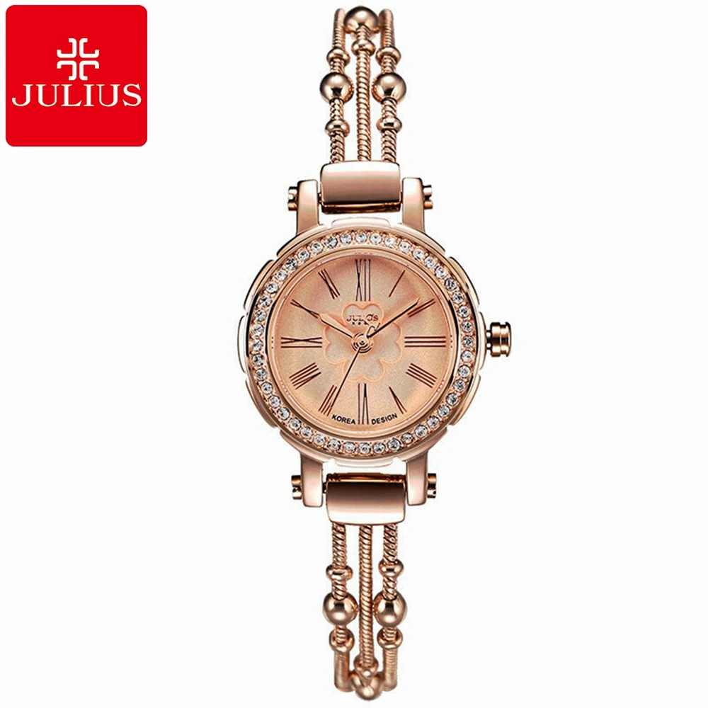 New Luxury Crystal Women Bracelet Rhinestone Wristwatch Ladies Gold Silver Waterproof Watches Fashion Casual Quartz Watch Julius New Luxury Crystal Women Bracelet Rhinestone Wristwatch Ladies Gold Silver Waterproof Watches Fashion Casual Quartz Watch Julius