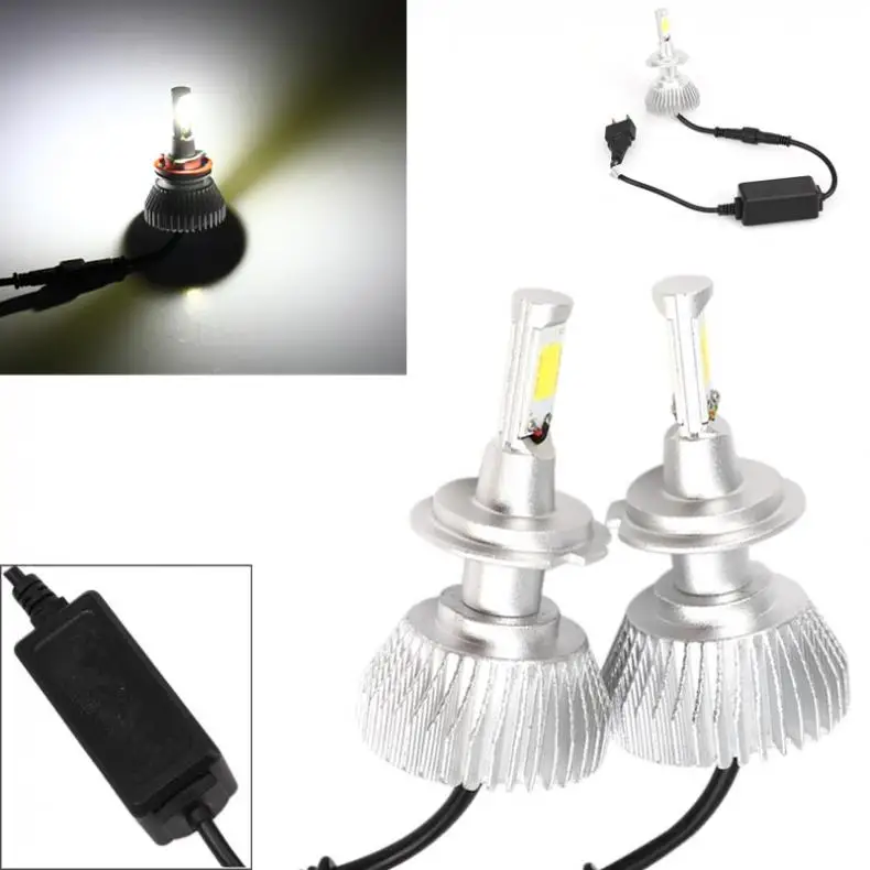 

30W 2200LM H7 LED Light Headlight Vehicle Car Hi/Lo Beam Bulb Kit 6000k White Lighting Source