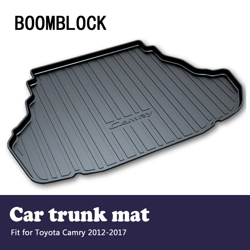 

Auto Car Cargo Liner rear trunk mat For Toyota Camry XV50 2017 2016-2012 Luggage Tray Carpet Mud Anti Kick Cover Mat Accessories