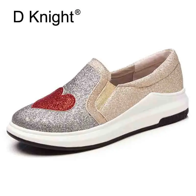 D Knight/Лоферы размера плюс 34 43 Женская обувь на плоской подошве с украшением в виде