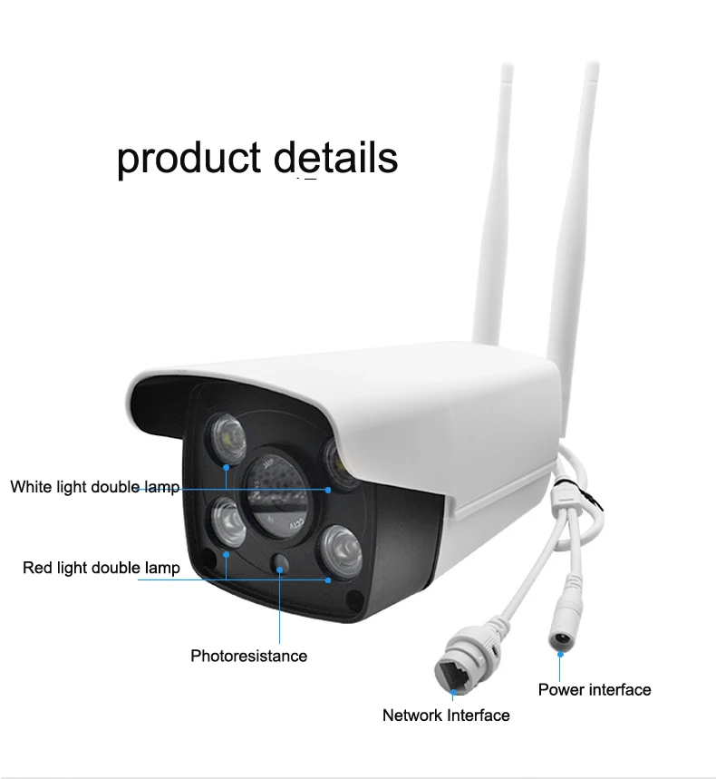 

CHHD Home Camera ,720p Wireless IP Security Surveillance System with Night Vision, Baby Monitor on iOS, Android App .