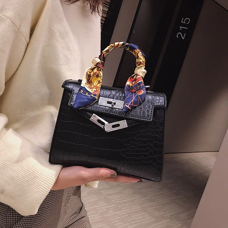 

Crocodile Designer Alligator Shoulder Bags Female Small Messenger Women Bags Anti-theft Luxury Handbags Tote Bags