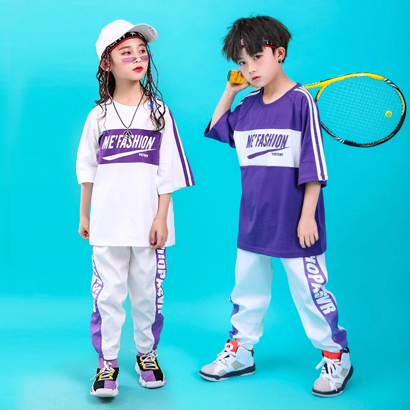  Clothes summer child Set 8 10 12 14 16 18 Years Hip Hop boys jazz dance costumes kids toddler boy Girl clothes 130 140 160 180 (13)