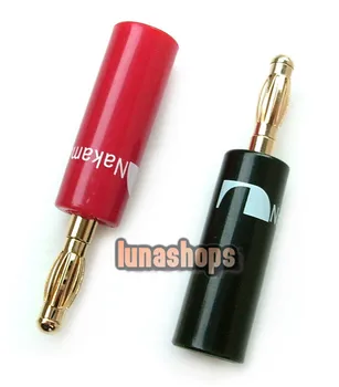 

LN001724 2pcs Nakamichi BFA Banana Plug Connector 24K Gold Plated PT-434
