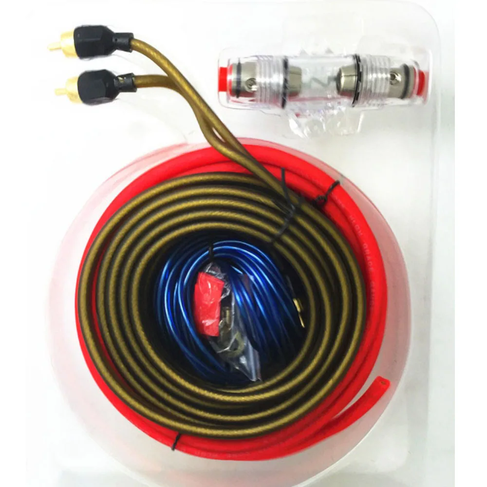 8GA Power Cable 60 AMP Fuse Holder Amplifier Subwoofer Speaker