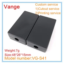 10 шт./лот хорошее качество инъекции IP54 ABS пластиковые корпуса чехол diy для провода Разъем 48*26*15 мм