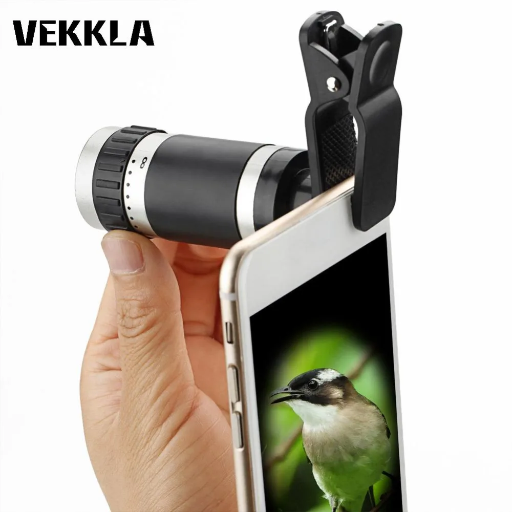 Portable Monocular Telescope Universal 8x18 HD Zoom Pocket
