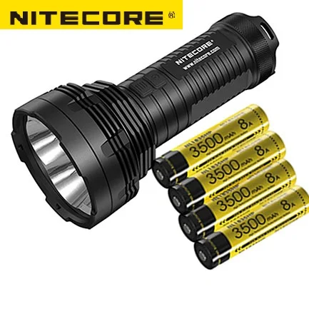 

Nitecore TM16GT 3600 Lumens 4* CREE XP-L HI V3 LEDS IPX-8 Meters1003 Beam Distence Tatical Flashlight