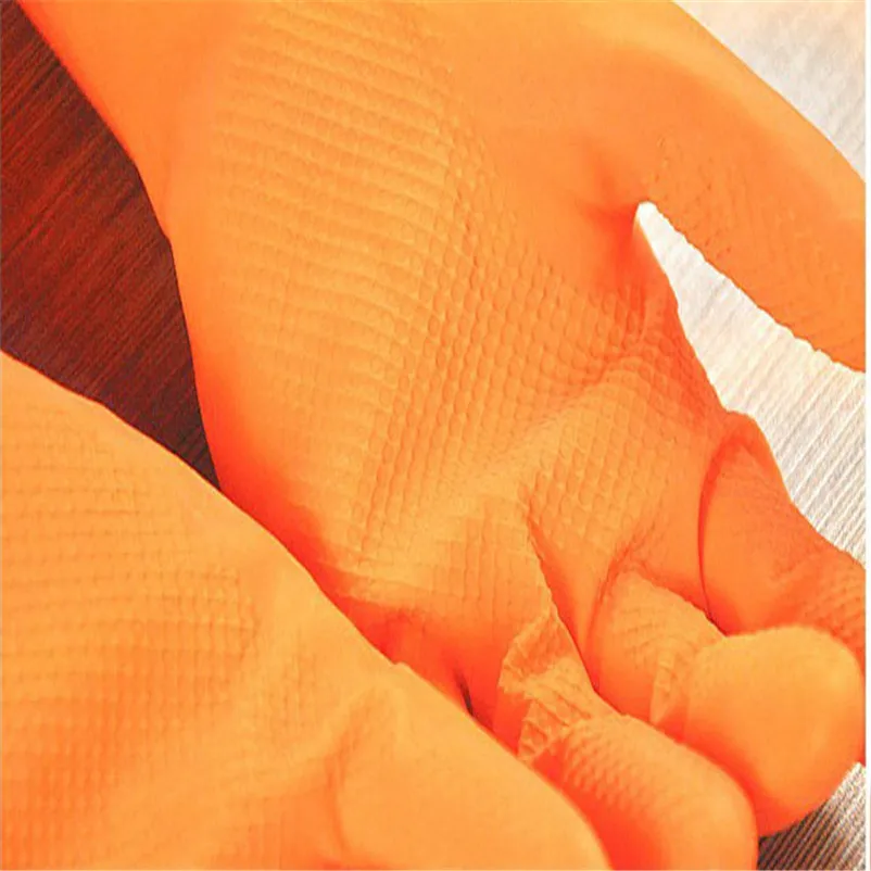 Waterproof rubber Latex gloves for washing dishes Cleaning Laundry Housework goods for home and kitchen Accessories S11#N (6)