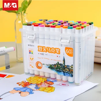 Dual Head Alcoholic Oily Based Ink Marker Pen 24/36/48/60 Colors Drawing Art Brush Pen Sketch Markers School Supplies APMV0901
Dual Head Alcoholic Oily Based Ink Marker Pen 24/36/48/60 Colors Drawing Art Brush Pen Sketch Markers School Supplies APMV0901