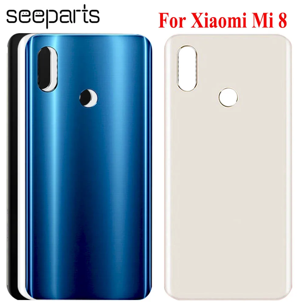 Крышка батарейного отсека 6 21 дюйма для Xiaomi Mi 8 Mi8 сменная крышка Задняя стеклянная