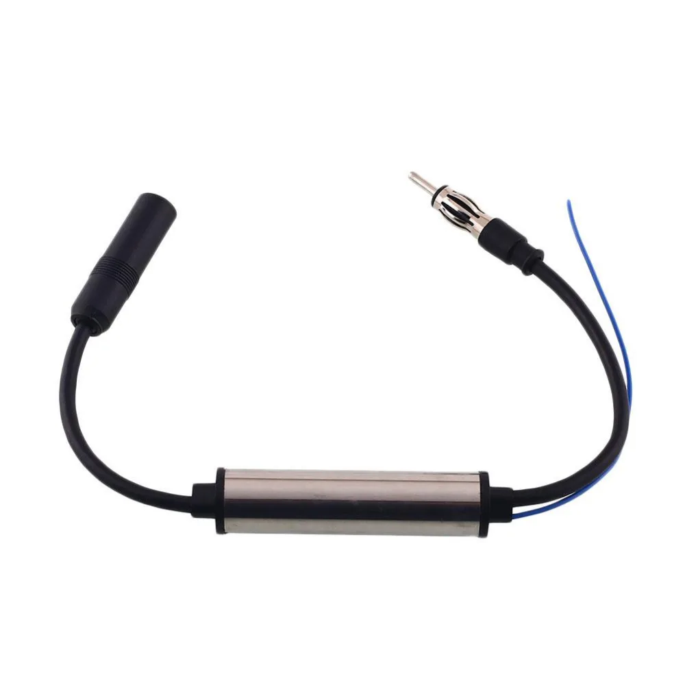 

Car Stereo Antenna FM Signal Amplifier inline Booster DVD player ANT Aerial