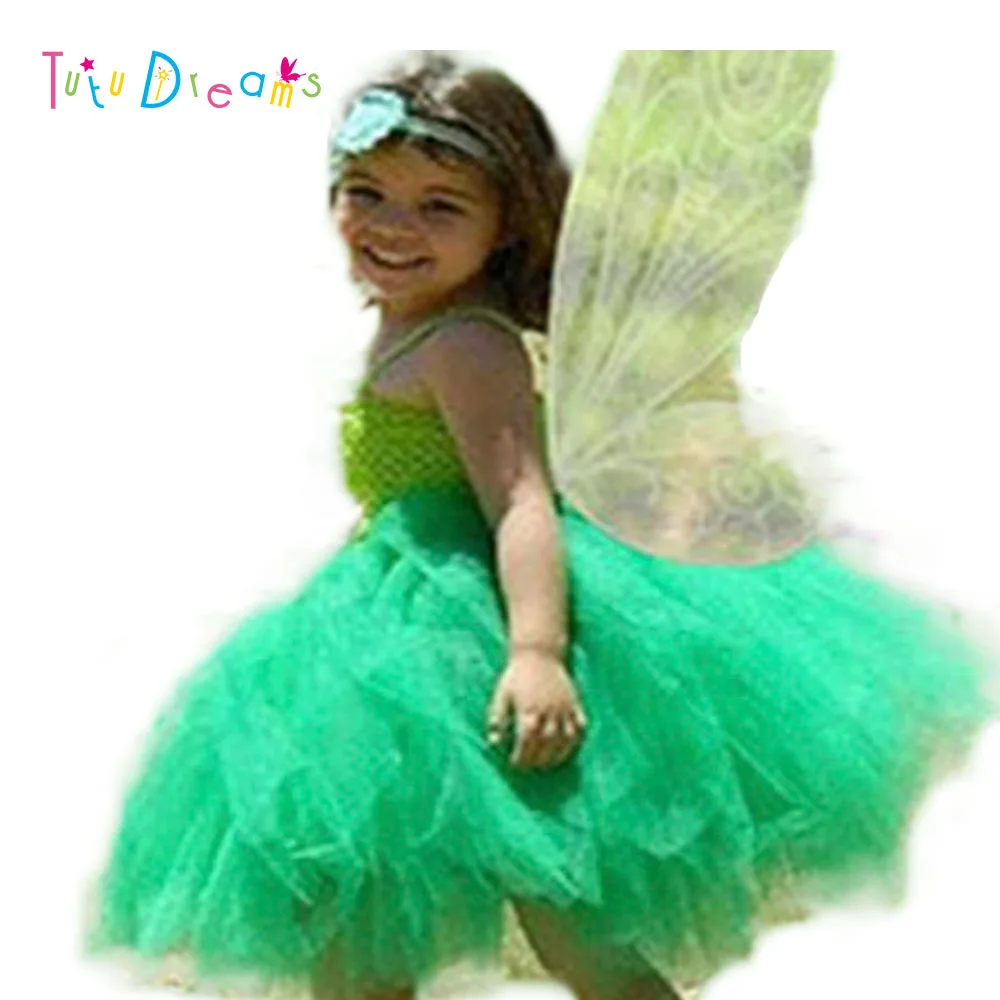 Online kopen wholesale tinkerbell jurken voor meisjes uit china ...
