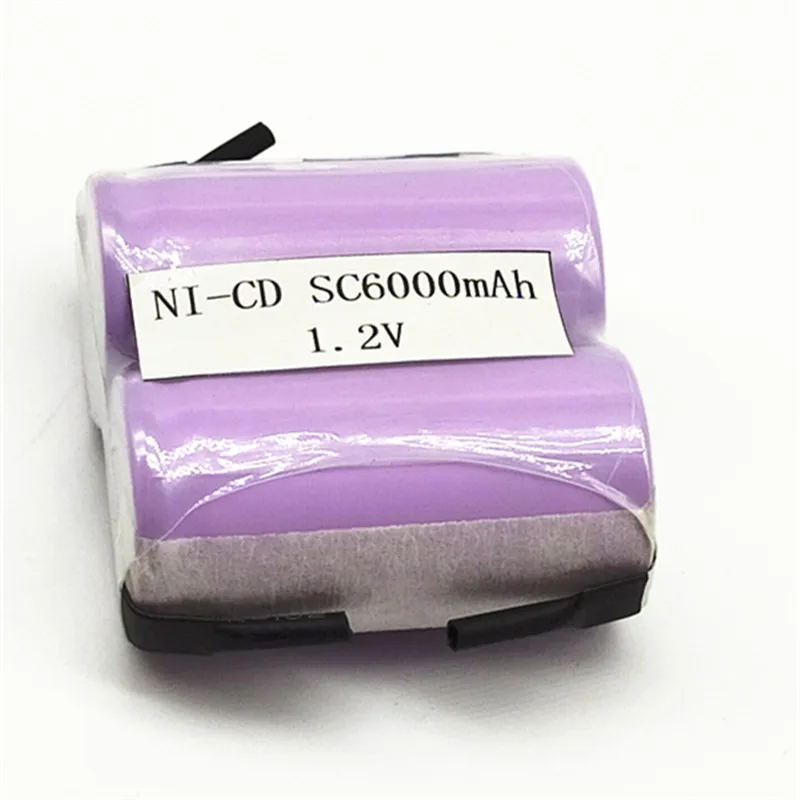 DIY SC 3000mAh 2 4 V или 6000mAh 1 блок батарей для самостоятельной установки|Перезаряжаемые