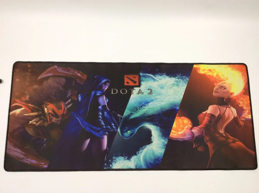 Большой игровой коврик для мыши Mairuige Shop Dota 2 90x40 см геймерский с закругленными
