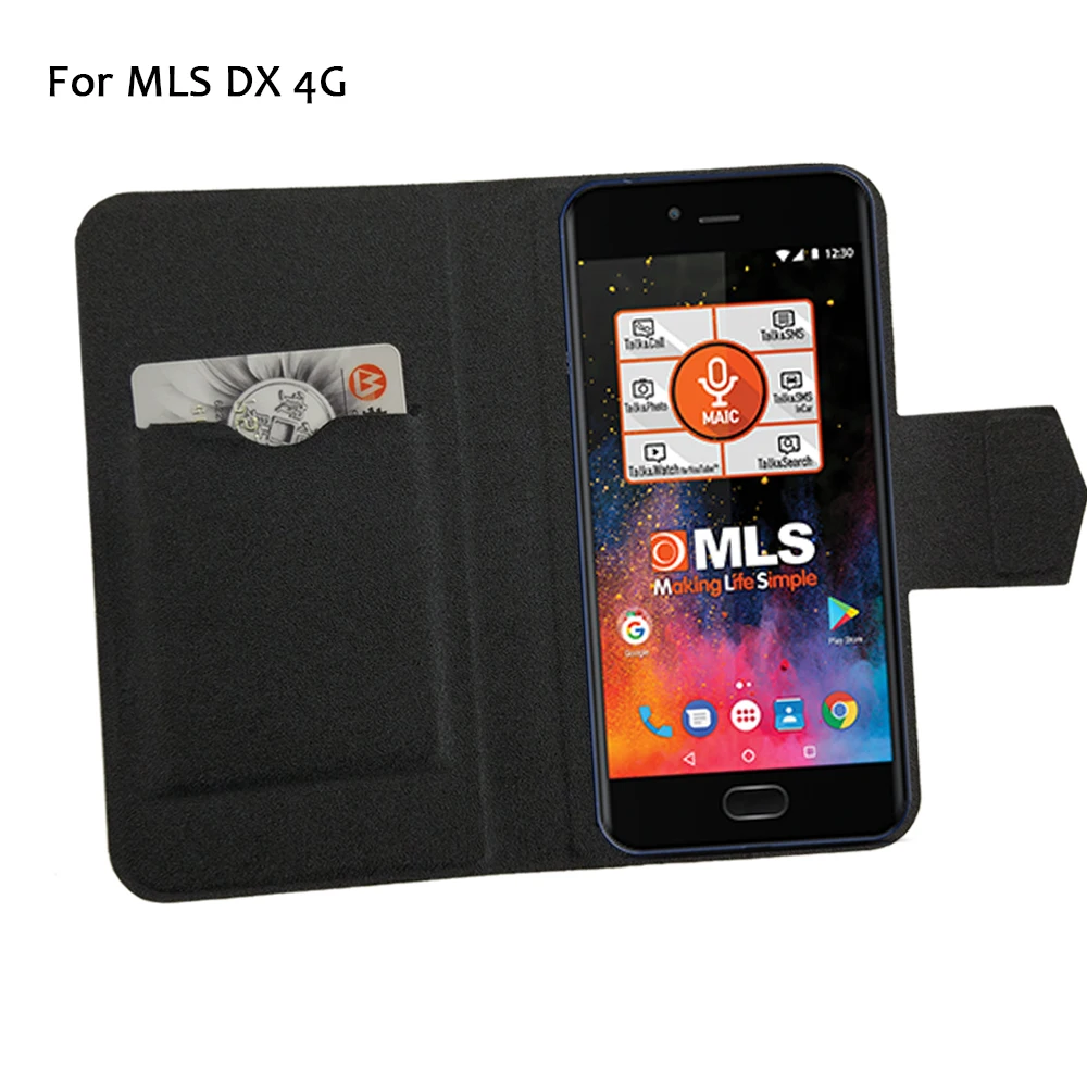

5 Colors Hot! MLS DX 4G Case Phone Leather Cover,Factory Direct Luxury Full Flip Stand Leather Phone Shell Cases