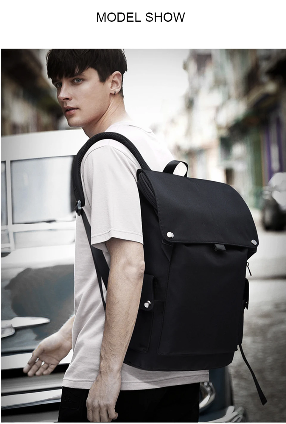 Fashion Mens Backpack 17 Laptop 15.6 Inch Back Packs College Student Casual Waterproof Backpacks Bagpack Male Bags Women Pockets (15)