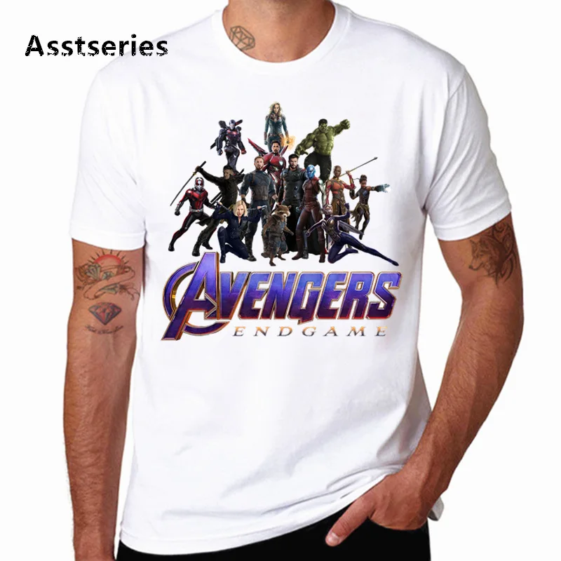 Marvel T Shirt Men/Women Avengers Endgame Iron Man Stark Funny Artsy Awesome Artwork Printed T Shirts Captain America HCP4568