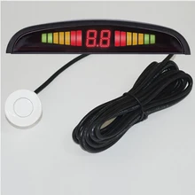  Car Parktronic LED Parking Sensor Kit Backlight Display with Switch Reverse Backup Radar Monitor Detector System With 4 Sensors 