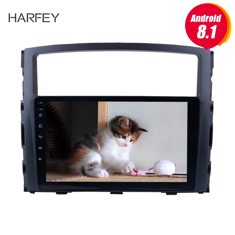 

Harfey 9" HD Touch Screen for 2006 2007 2008-2013 Mitsubishi PAJERO V97/V93 Android 8.1 Radio GPS Nav Car Stereo with Bluetooth