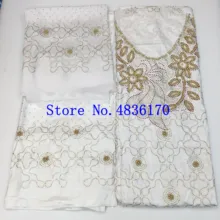 Белый Базен riche getzner горячая Распродажа tissu африканская модная ткань из Дубая bazin brode getzner последние 3+ 2+ 2 ярдов/партия