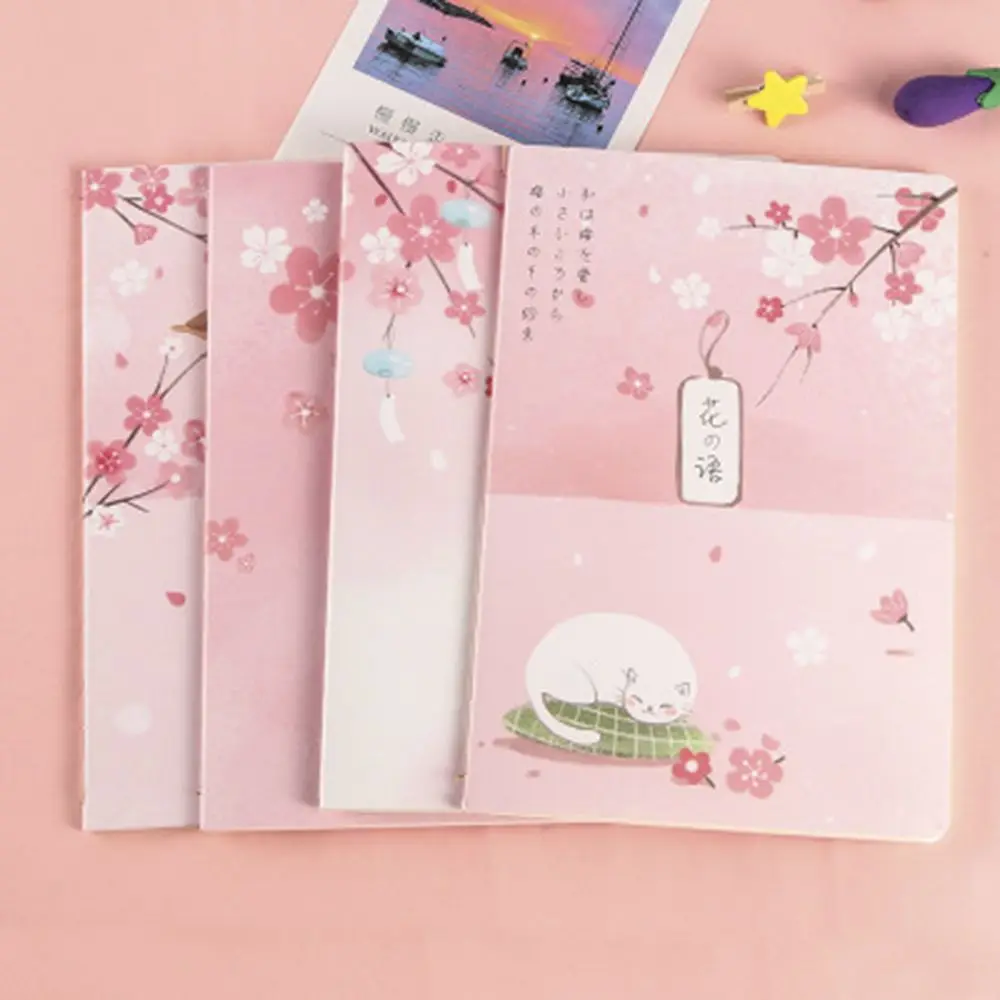 

1PCS 30Sheets Student Book Girl Heart Cartoon Korea Week Planner Notebook A5 Notebook 32K Car Line Creative School Supplies
