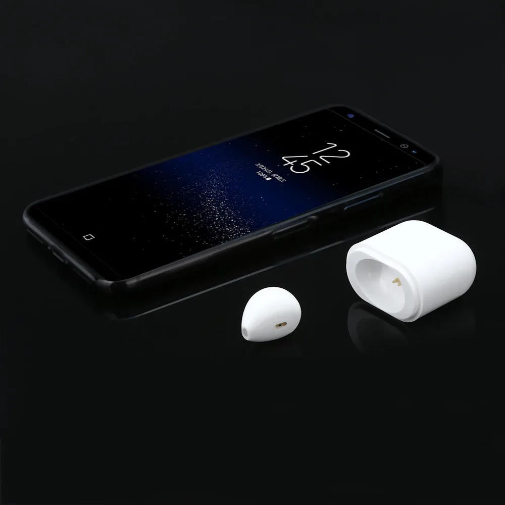 Bluetooth Беспроводной гарнитура вкладыши наушники с микрофоном для iPhone/samsung 10,12