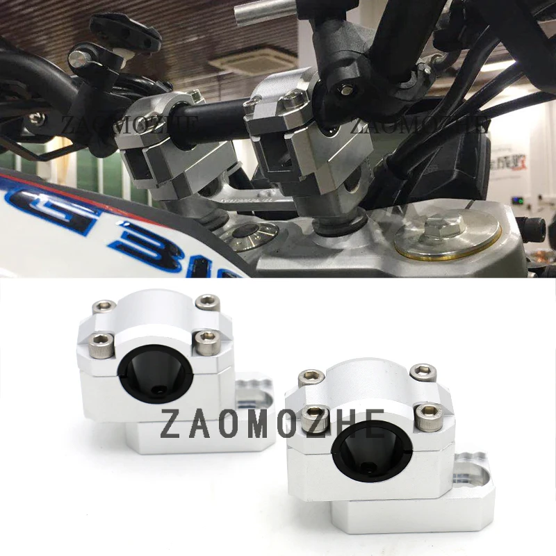 

For BMW G310R G310GS 2017 2018 Motorcycle Drag Handle Bar Clamps Handlebar Risers CNC Aluminum (apply 22MM 28MM handlebar)