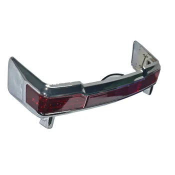 

Chrome LED Tail Running Brake Light For Harley Touring Trunk King Tour Pack Wrap Around 2009-2013 Motorcycle