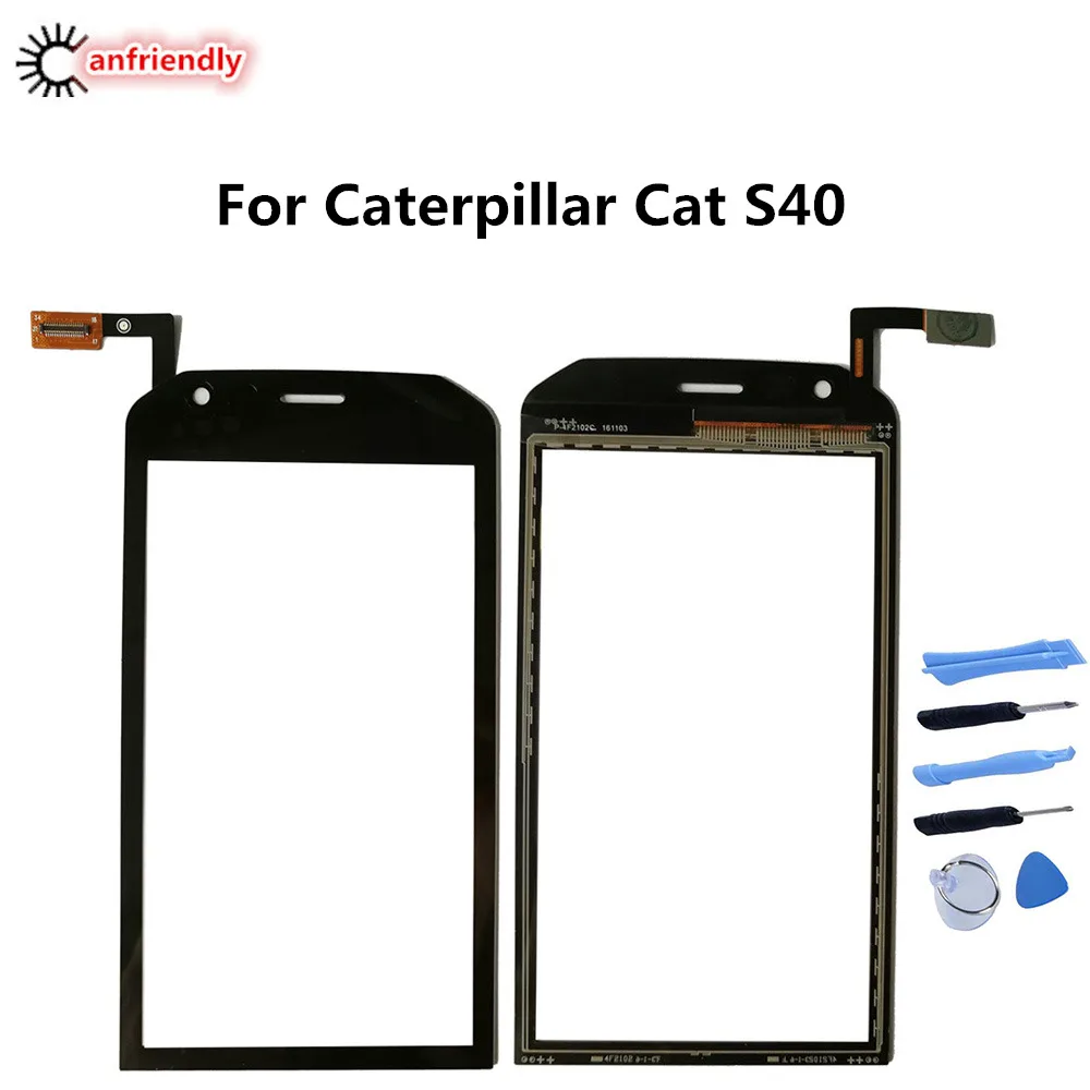 Сменный сенсорный экран 5 шт./лот для Caterpillar Cat S40 S 40 сенсорная панель телефона