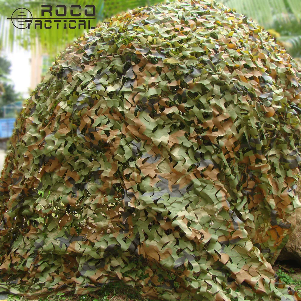 ROCOTACTICAL многоцветная Военная камуфляжная сетка армейская Солнцезащитная для