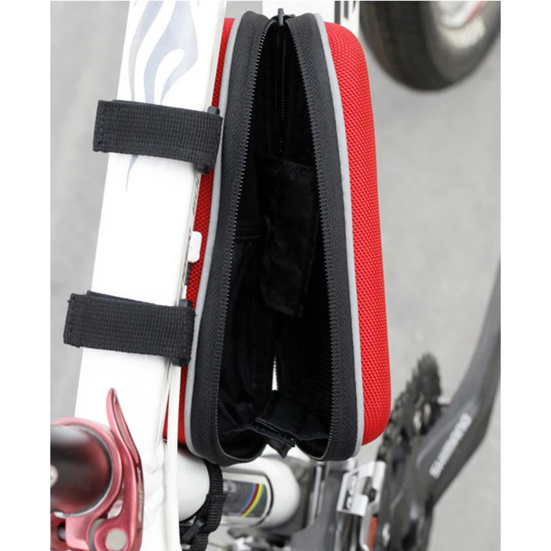 Perfect JS 3 Colors Waterproof Triangle Cycling Bicycle Bags Front Tube Frame Bag Mountain Bike Triangle Pouch Frame Holder Saddle Bag 4