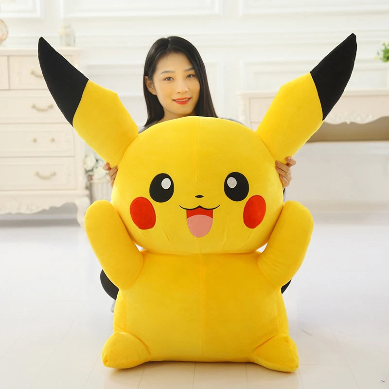 

1pc 40-60cm Pikachu Plush Toy Super Cute Animal Plush Pikuch Toys Kawaii Dolls Cartoon Anime Movie Game Toys For Kids Girls Boys