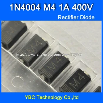 

200pcs/lot 1N4004 M4 1A/400V SMA Rectifier Diode