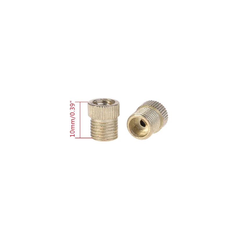 

2pcs Bicycle Valve Adapter Zinc Alloy Convert UK to Schrader Pump Bike Accessory
