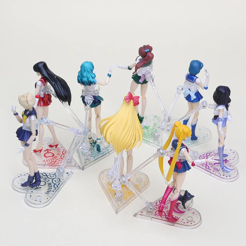 15 см японского аниме Sailor Moon Mercury Mars Venus saturn jupiter Mizuno Ami Рей Хино Минако Айно ПВХ фигурка игрушка