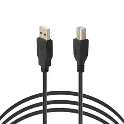 1.5 м/3 м черный высокое Скорость передачи данных USB 2.0 мужчинами принтер, сканер кабель синхронизации данных зарядки Провода шнур для Dell HP Canon