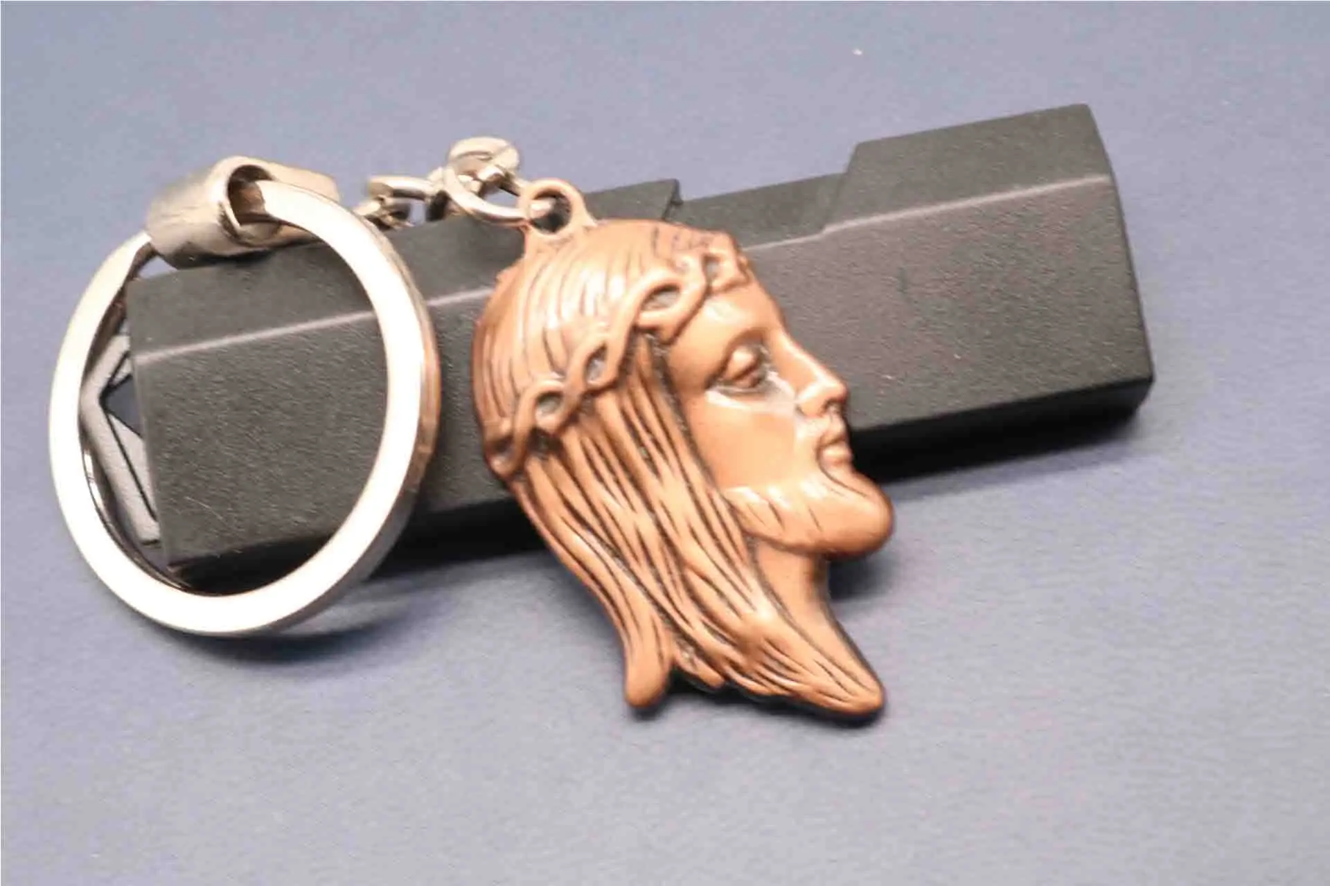 Jesus Jesus Saint Benedict Cross Keychain, Christian Cross Charm Key Chain, Car Motorcycle Key