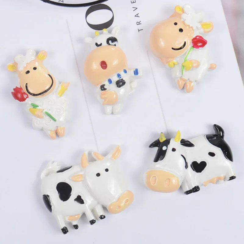 

Resin Cartoon Cow Diy Material Slime Filling Accessories Polymer Clay Charms Plasticine Tool Slime Supplies Toys for Children
