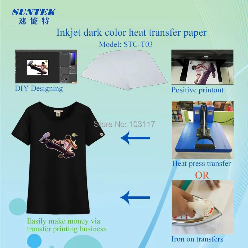 US $58.99 (50desktops/good deal) Warm Go Paper Pyrography For T blouse Offset Printing Iron Upon Ink jet Darkish Coloration-inside of Portray Paper towards Workplace Faculty photo relating to Printable Iron on Transfer Paper identify US $58.99 (50personal computers/ton) Warm Move Paper Pyrography For T blouse Offset Printing Iron Upon Ink jet Darkish Colour-in just Portray Paper versus Workplace Higher education